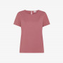 Dark pink cotton T-shirt
