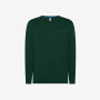 T-SHIRT BASIC L/S DARK GREEN