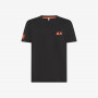 Cotton T-shirt with patches BLACK