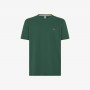 T-shirt in piquet di cotone VERDE SCURO