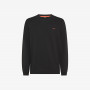 T-SHIRT SOLID PE L/S BLACK