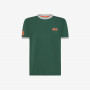 Cotton piqué T-shirt DARK GREEN