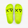 SLIPPERS LOGO YELLOW FLUO