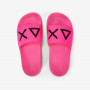 SLIPPERS LOGO FUXIA FLUO