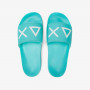 Aquamarine green PU slides
