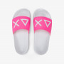 SLIPPERS BEACH BIANCO/FUXIA FLUO