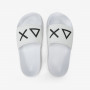 BOY'S SLIPPERS LOGO WHITE