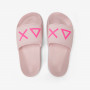 GIRL'S SLIPPERS LOGO PINK