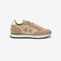 Sneaker Tom in nylon e suede beige