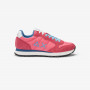 Tom geranium nylon and suede sneaker
