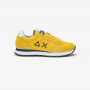 Tom yellow nylon and suede sneaker