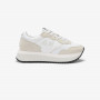Big Ally Flower white suede and nylon sneaker