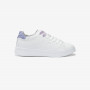 Grace white and lilac leather sneaker