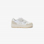 Boys’ Big Basket white leather sneaker