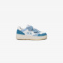 Sneaker Boy's Big Basket in pelle azzurra
