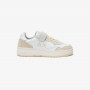 Boys’ Big Basket white leather sneaker