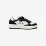 Boys’ Big Basket black leather sneaker