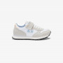 Sneaker Girl's Ally in suede e nylon bianco
