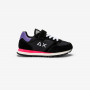 GIRL'S ALLY SOLID (KID) BLACK/FUXIA