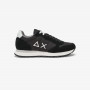 Tom nylon and suede sneaker BLACK