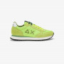 Sneaker Tom in nylon e suede LIME