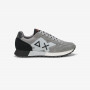 Jaki nylon and suede sneaker MEDIUM GREY