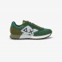 Jaki nylon and suede sneaker DARK GREEN