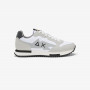 Niki nylon and microfibre sneaker WHITE