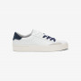 STREET LEATHER BIANCO/NAVY BLUE