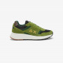 Daddy suede and mesh sneaker OLIVE