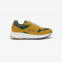 Daddy suede and mesh sneaker YELLOW MUSTARD