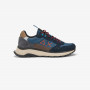 Fire and Camping cordura and suede sneaker NAVY BLUE