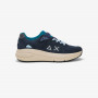 Jupiter mesh and suede sneaker NAVY BLUE