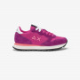 Ally suede and nylon sneaker CYCLAMEN