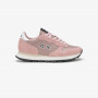 Ally Bright suede and nylon sneaker PINK