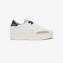 Big Katy leather sneaker WHITE/GOLD