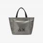 Jacqueline Laminated shopper SILVER