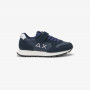 Boys’ Tom Classic nylon and suede sneaker NAVY BLUE