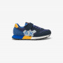 Boys’ Jaki nylon and suede sneaker NAVY BLUE