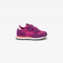 Girls’ Ally nylon and suede sneaker CYCLAMEN