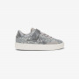 Sneaker Girl's Katy Glitter in pelle e suede ARGENTO