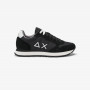 Sneaker Tom in nylon e suede nero