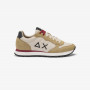 Sneaker Tom in nylon e suede beige
