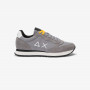 Sneaker Tom in nylon e suede grigio medio