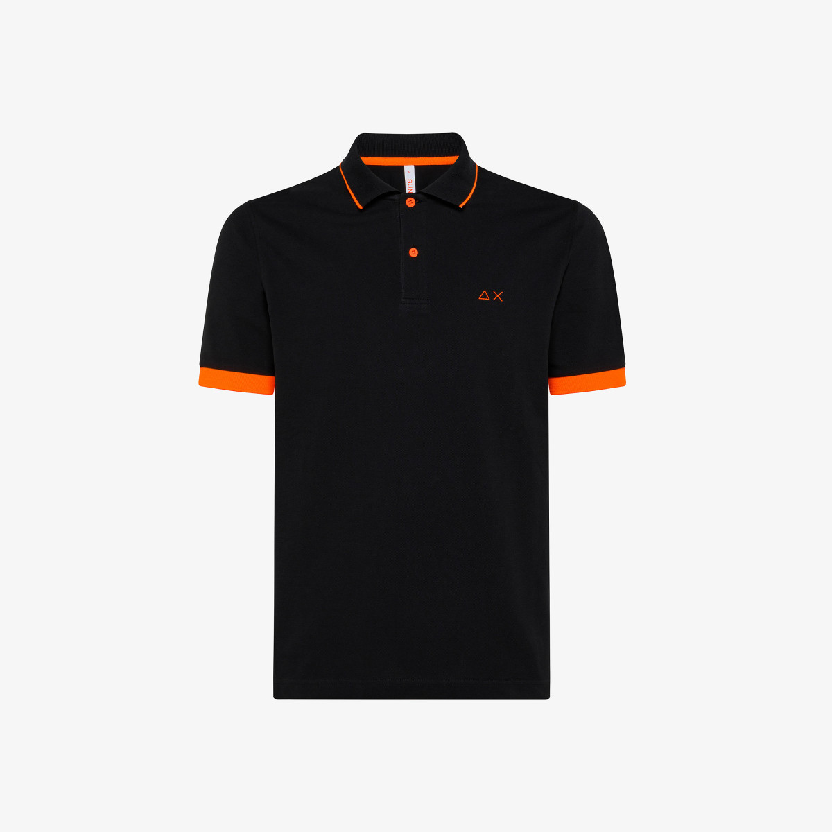 POLO SMALL STRIPE FLUO EL. NERO