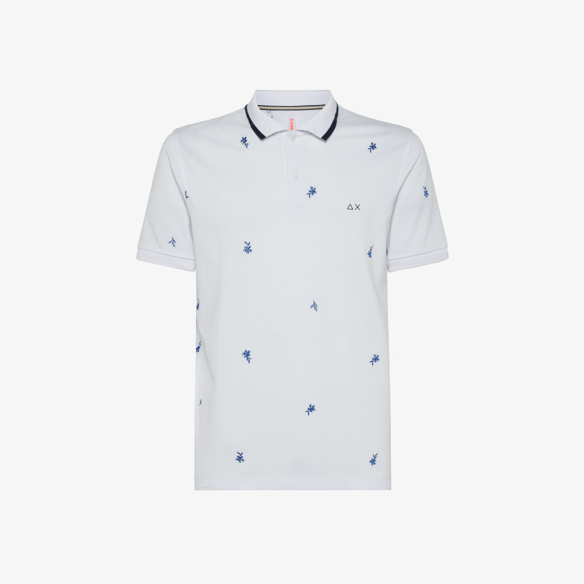 POLO FULL EMBRODERY EL. BIANCO