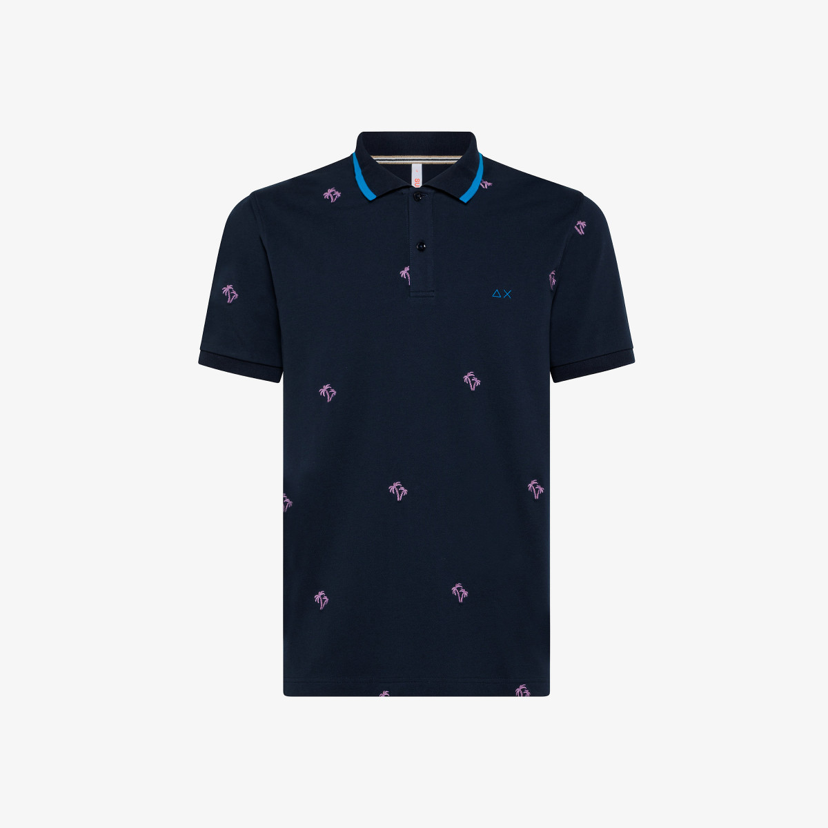 POLO FULL EMBRODERY EL. NAVY BLUE