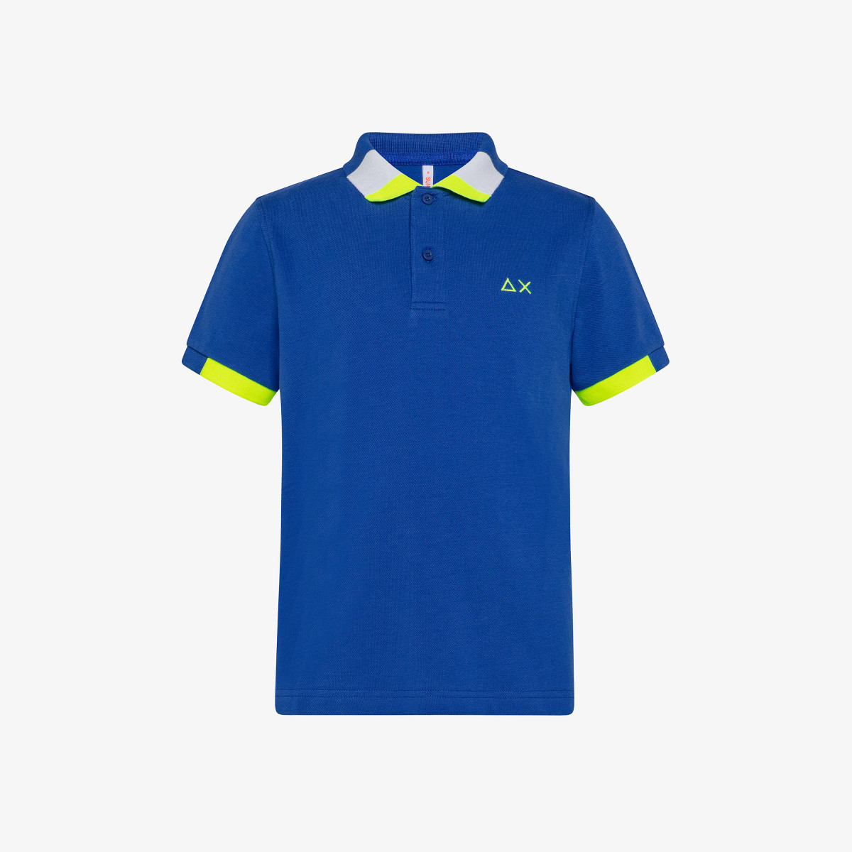 BOY'S POLO FLUO MULTICOLOR EL. ROYAL