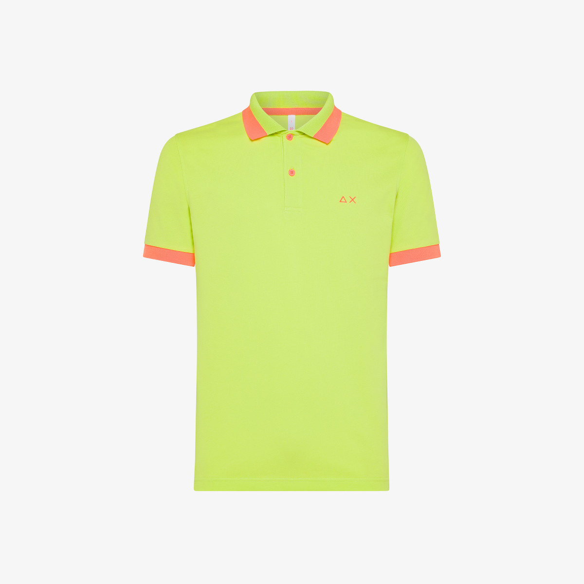 POLO BIG STRIPE FLUO S/S LIME