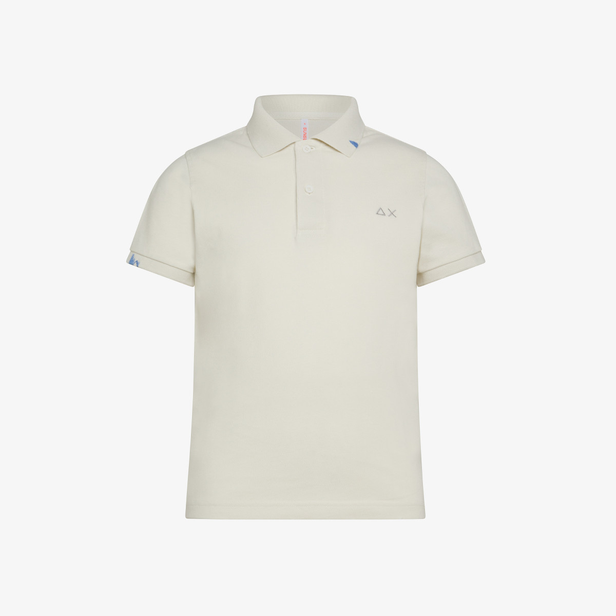 BOY'S POLO SOLID VINTAGE S/S BIANCO PANNA